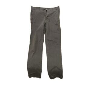 Haggar Sustainable Slim Fit Gray Poly Dress Pants Mens 32x34